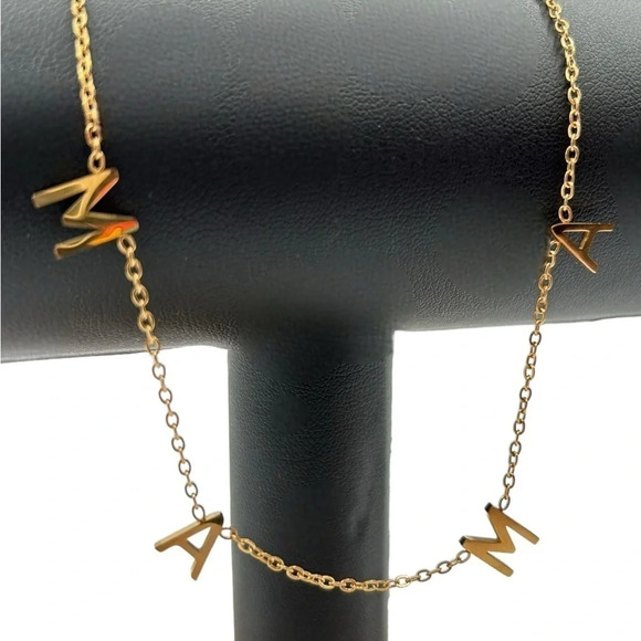 MAMA 18K Gold Plated Necklace - Picture 5 of 6